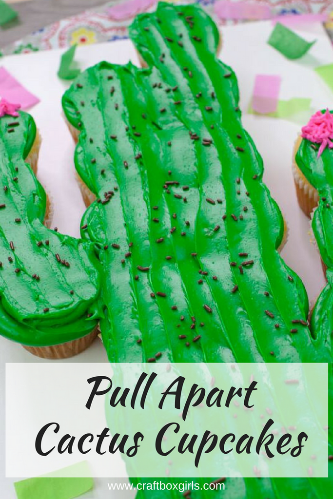 Pullapart Cactus Cupcake