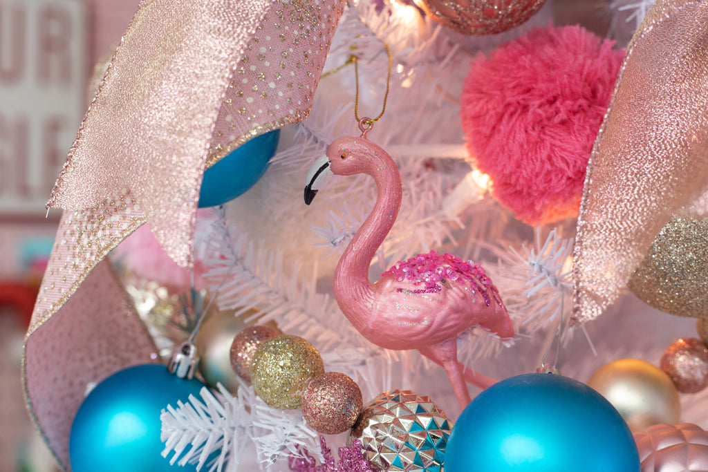 Flamingo Christmas Ornament