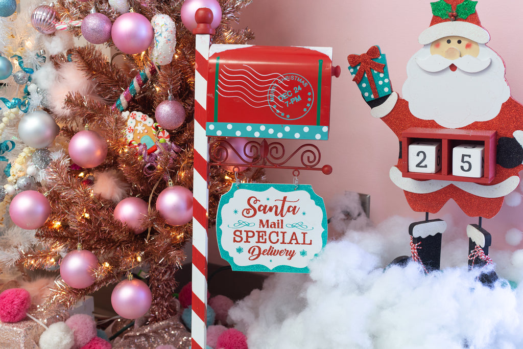 Christmas Santa Mailbox and Countdown