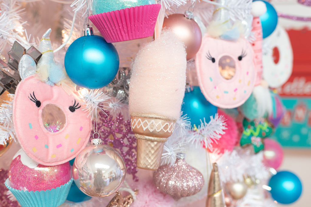 Unicorn Donut Christmas Tree Garland