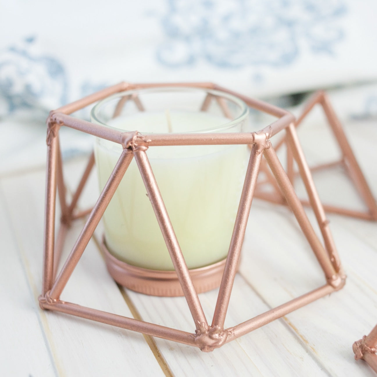 Easy DIY Copper Candle Cover