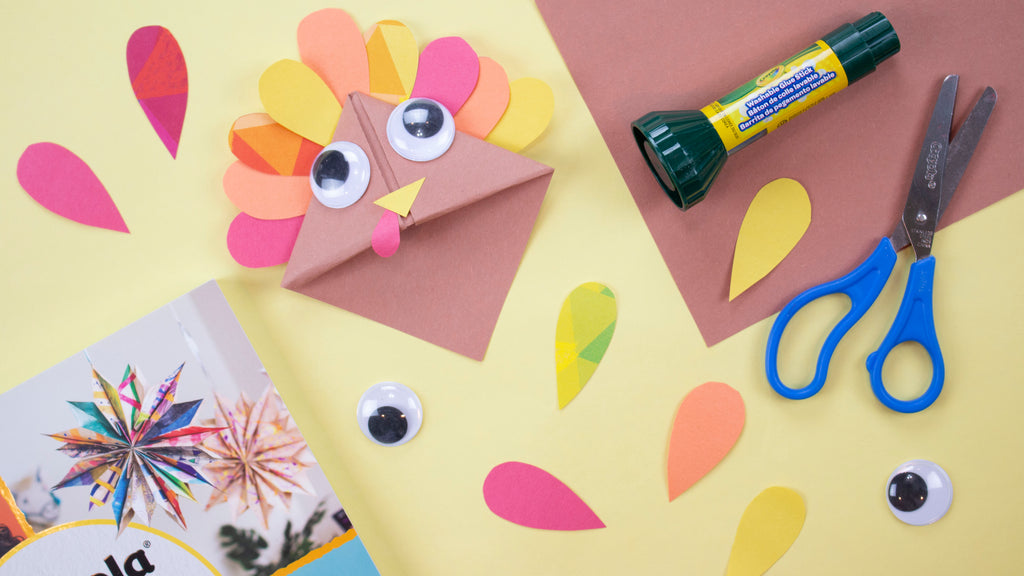 DIY Turkey Bookmark Kids Craft