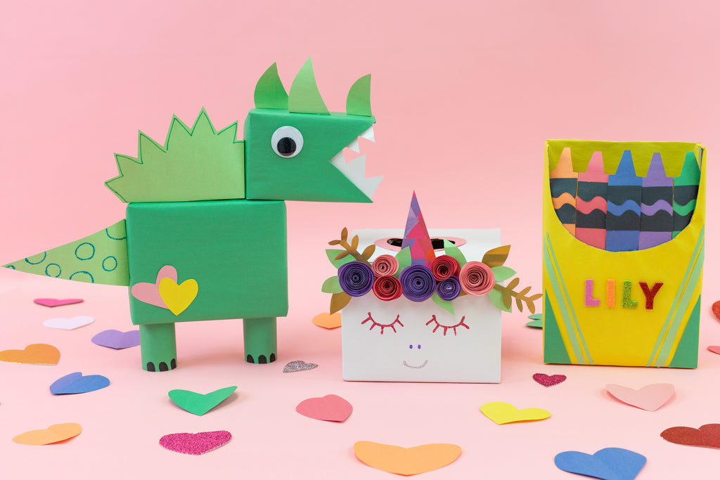 Kids Valentine's Day Card Box Crafts