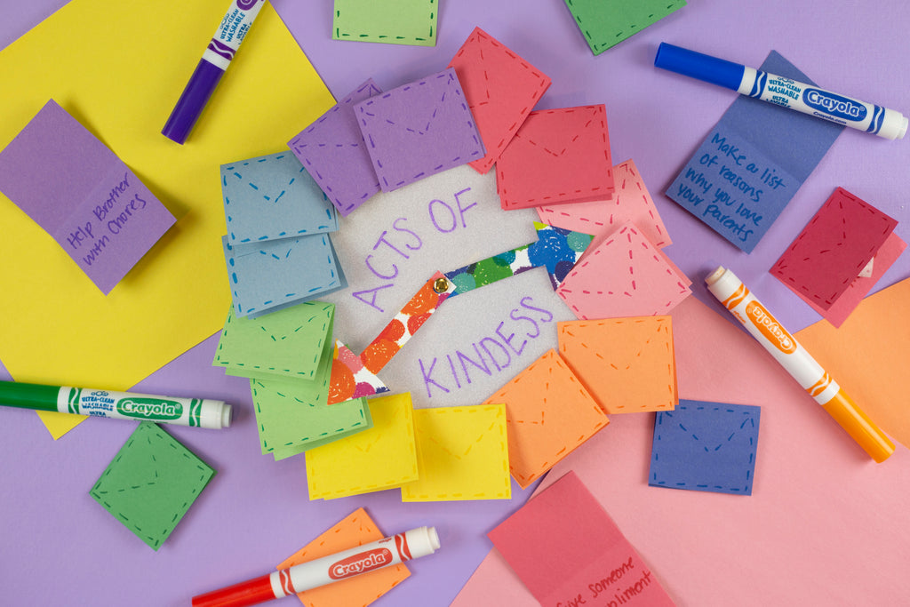 Acts of Kindness Wheel Kids Craft