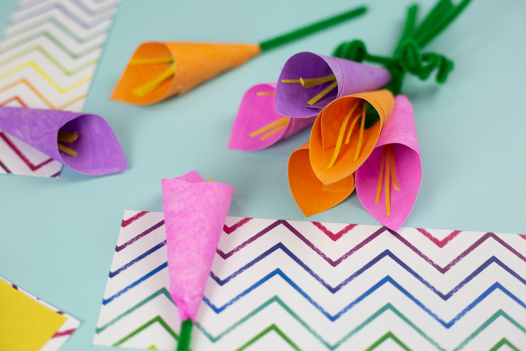 DIY Paper Plate Lily Flowers