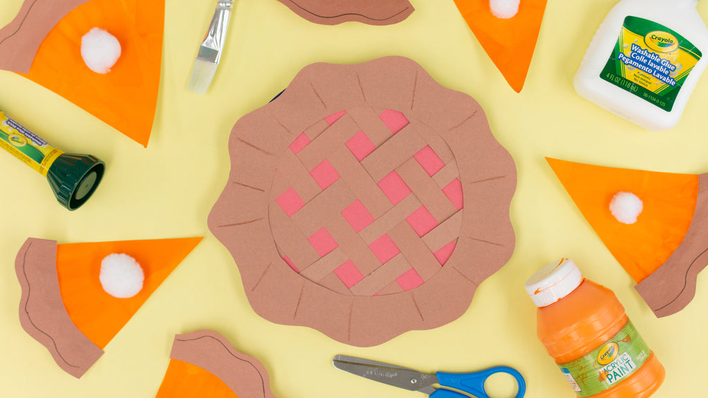 Paper Plate Pie Craft - Our Kid Things