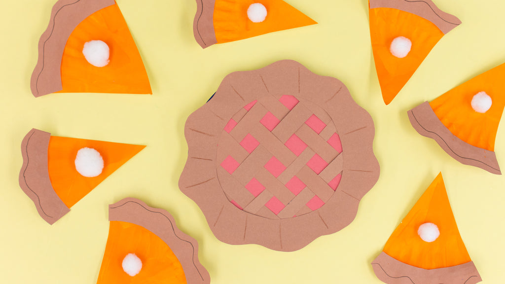 Paper Plate Pie Kids Crafts