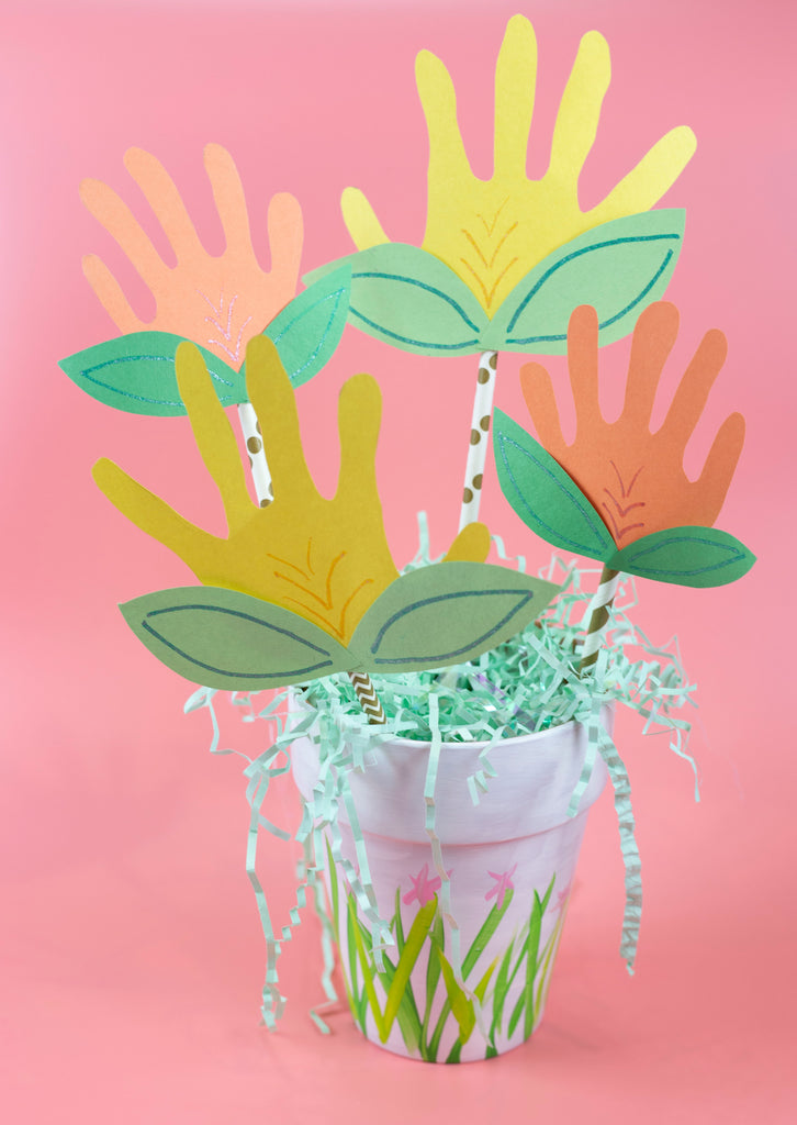 Handprint Flowers Kids Craft