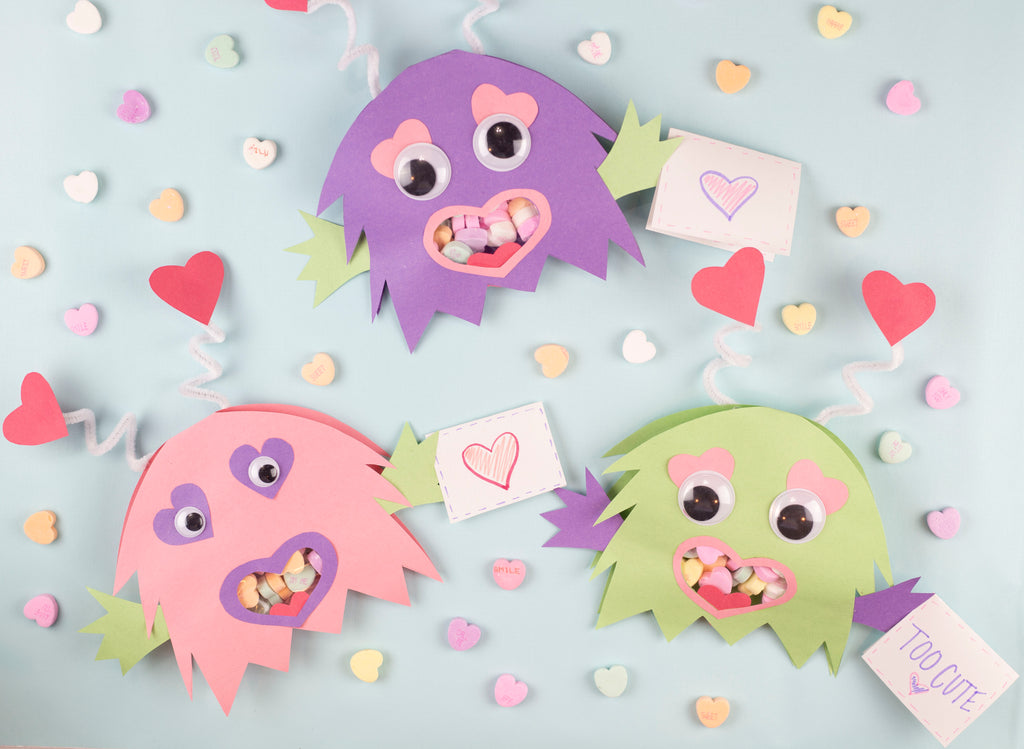 Monster Valentine's Day Treat Bags