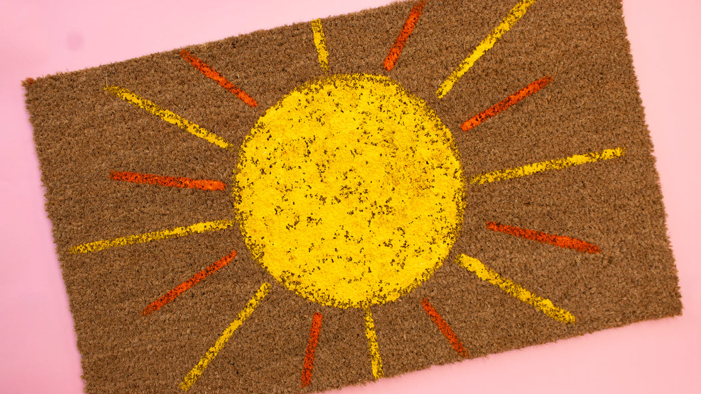 DIY Sunshine Doormat