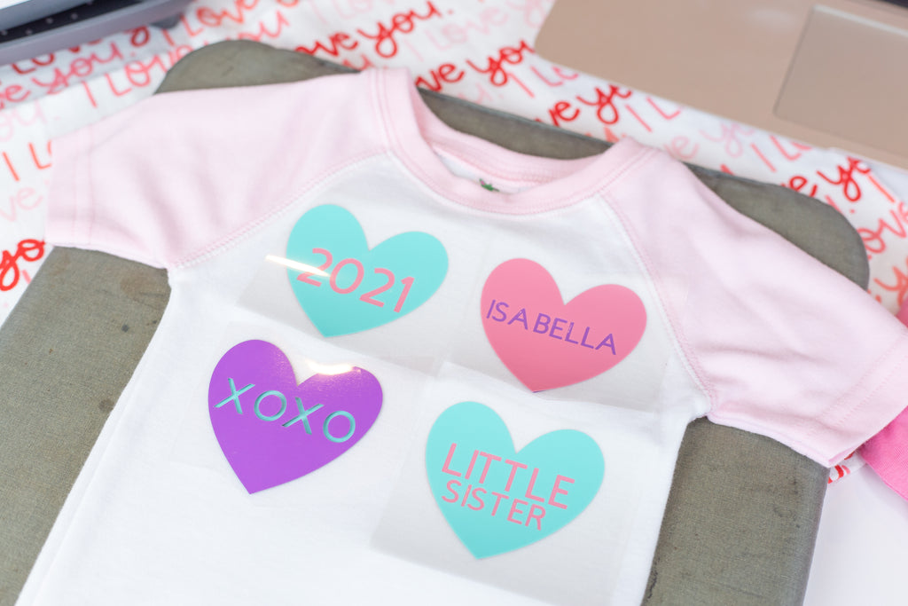 Personalized Cricut Family Valentine's Day Shirts