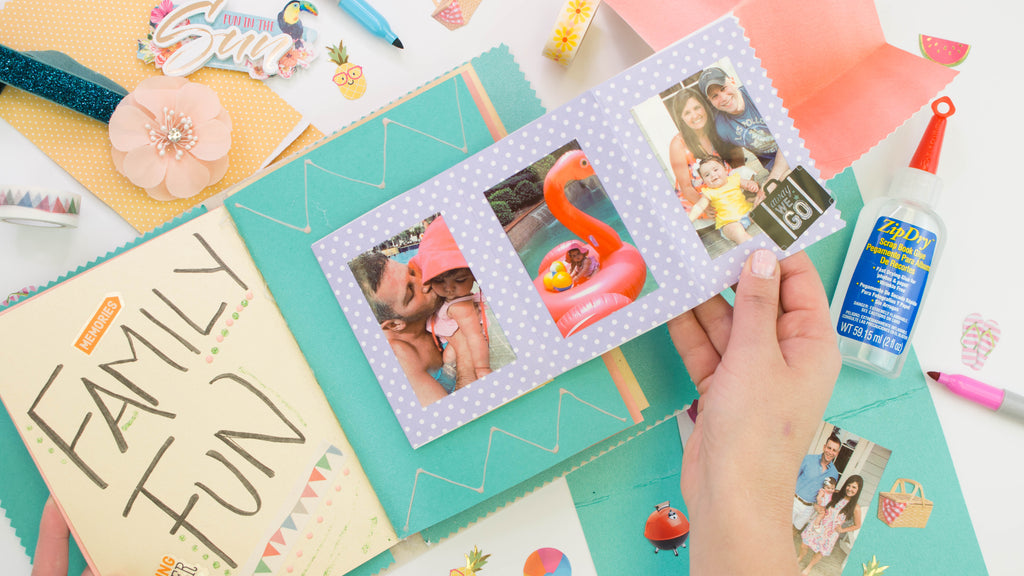 Art Jounral for Kids – Scrapbooking with Preschoolers – Summer Vacation  Scrapbooks