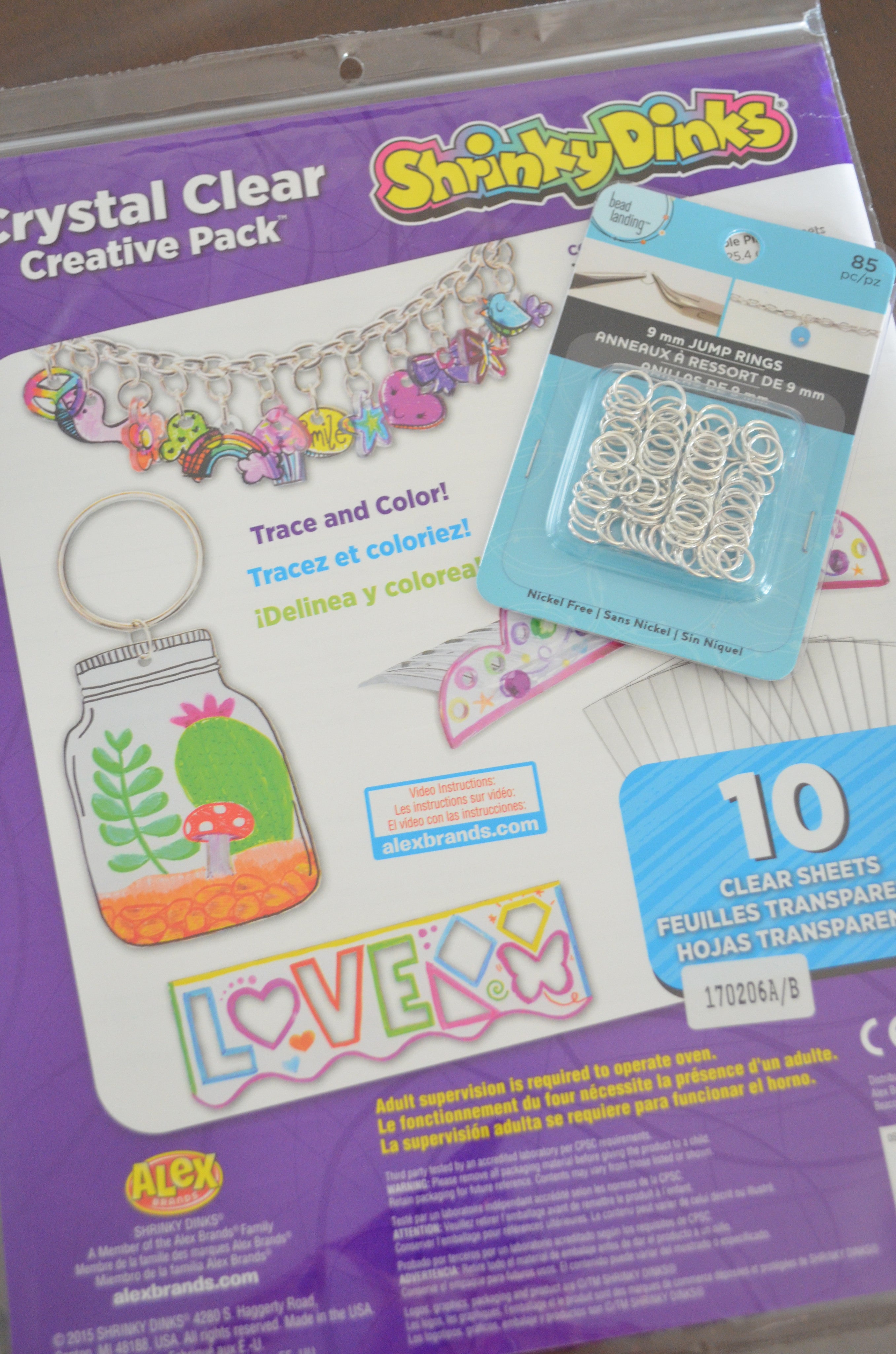 Shrinky Dink Handprint Keychains-Little Sprouts Learning