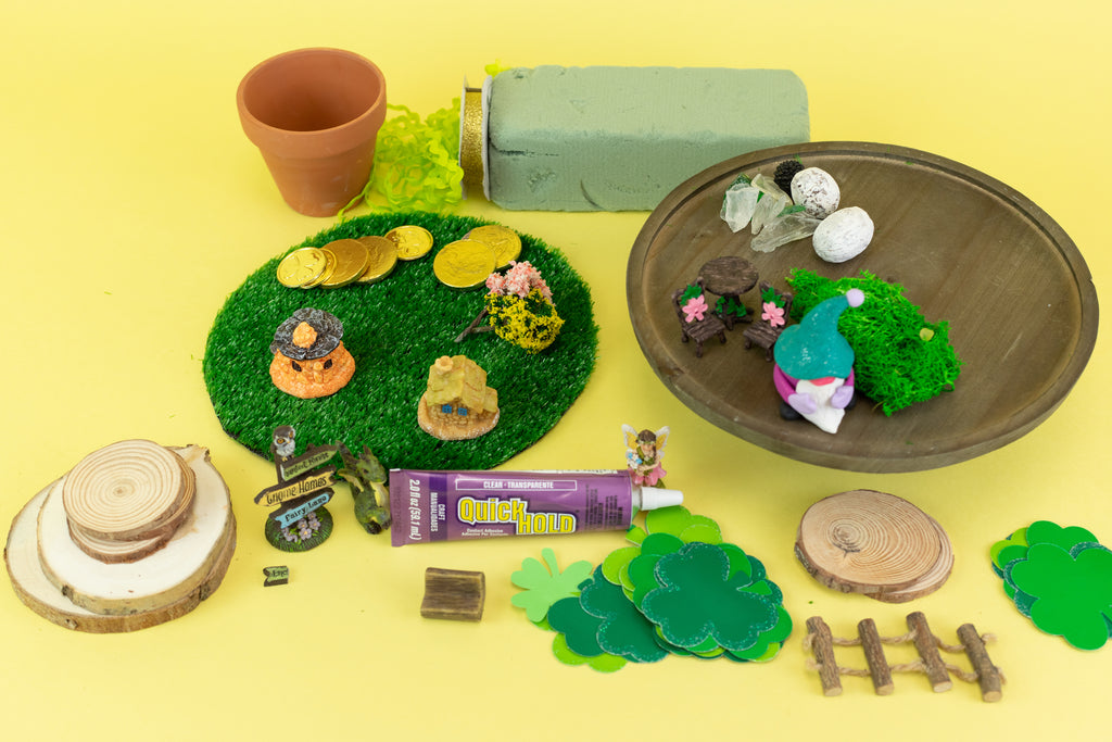 DIY St. Patrick's Day Fairy Garden