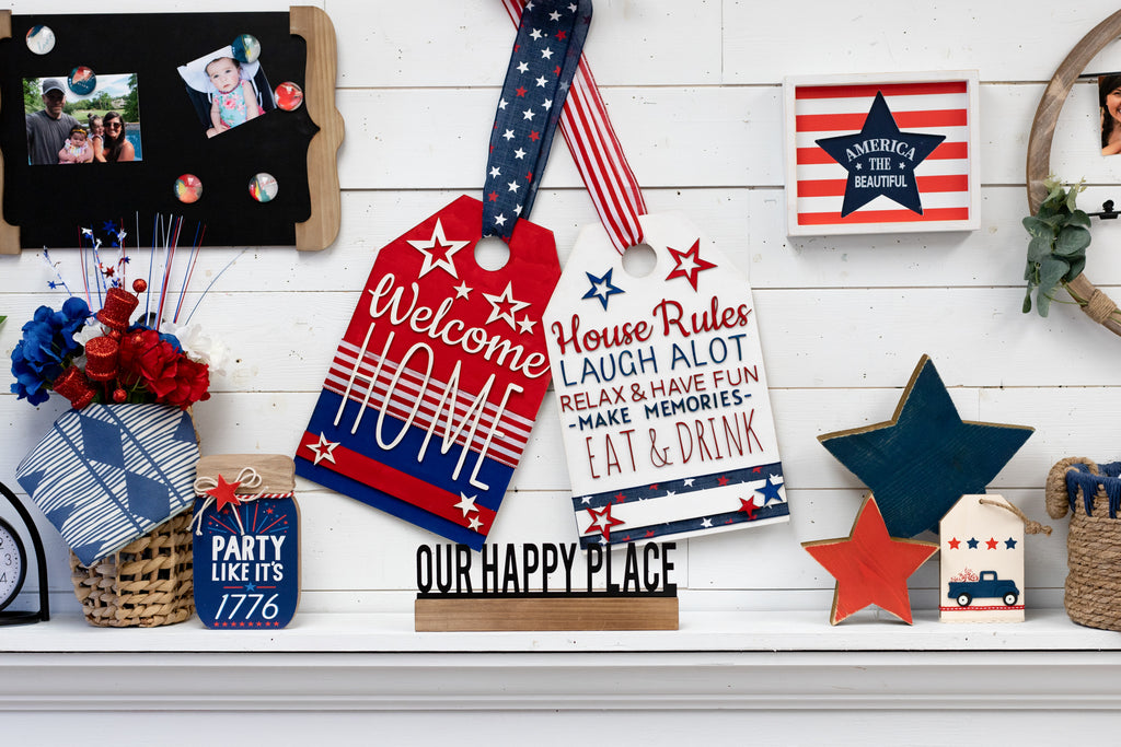 DIY Americana Door Tag