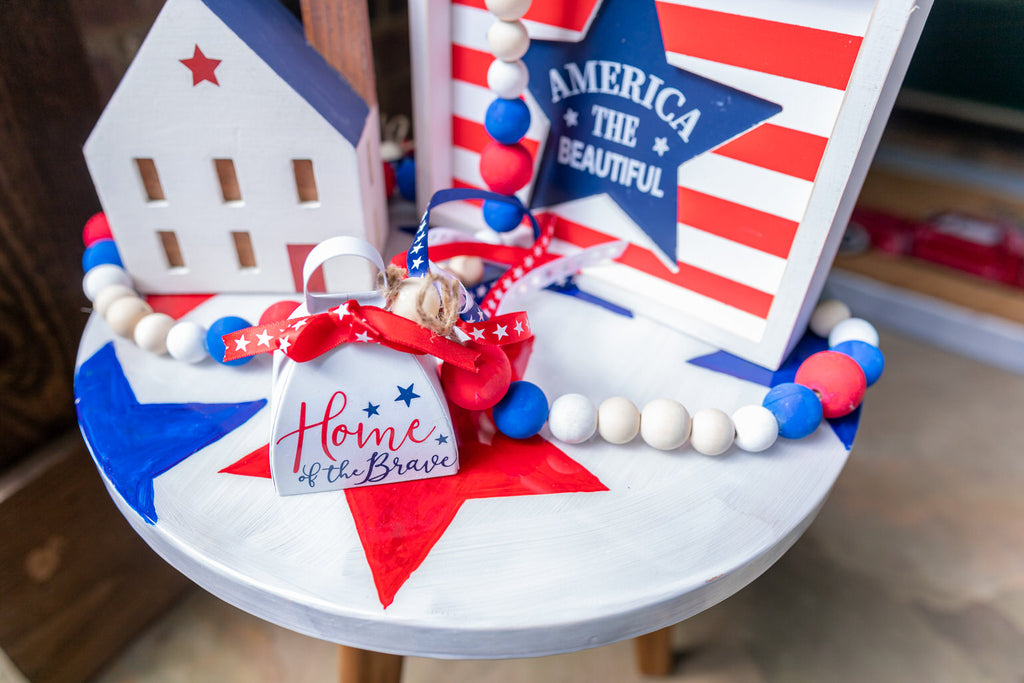 Epoxy Resin American Side Table