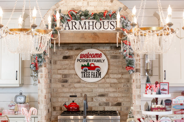 DIY Farmhouse Tree Farm Sign