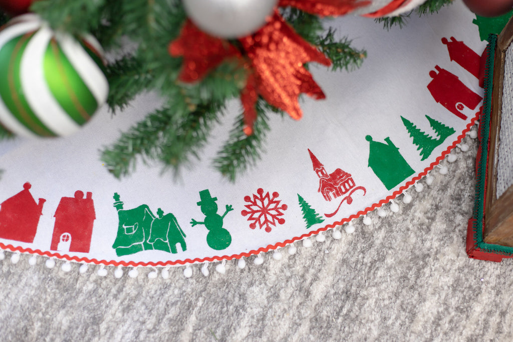 DIY Christmas Tree Skirt