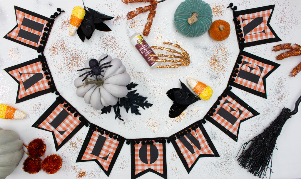 DIY Fabric Halloween Banner