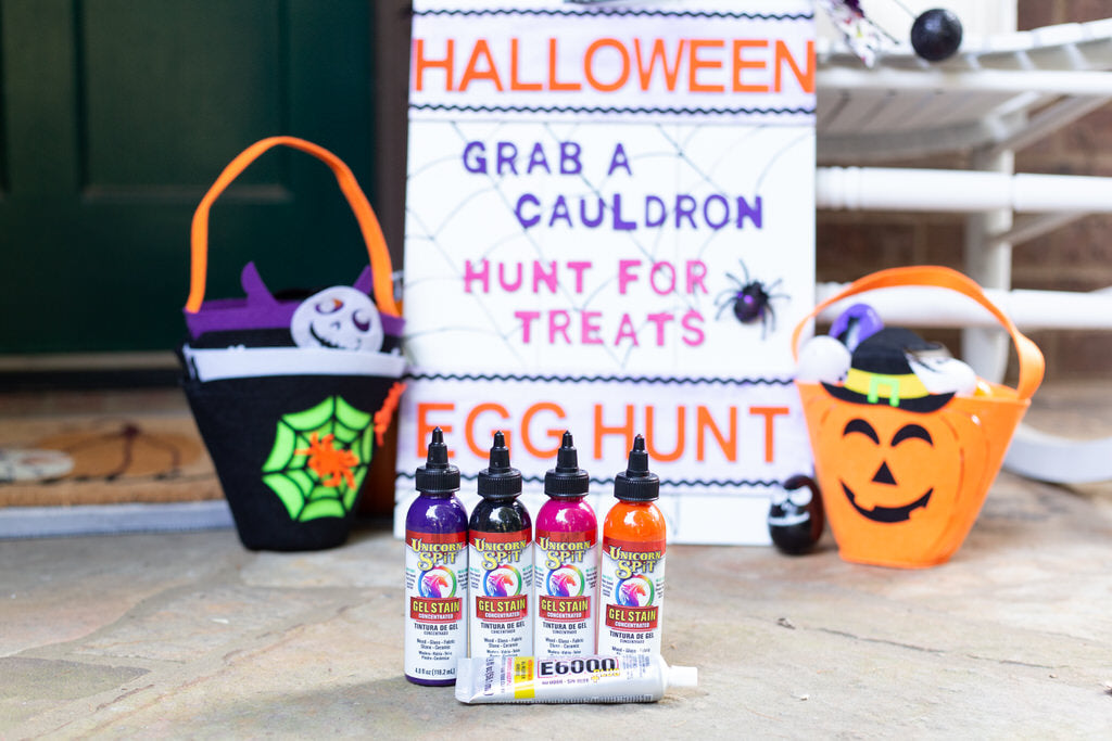 DIY Halloween Egg Hunt Sign