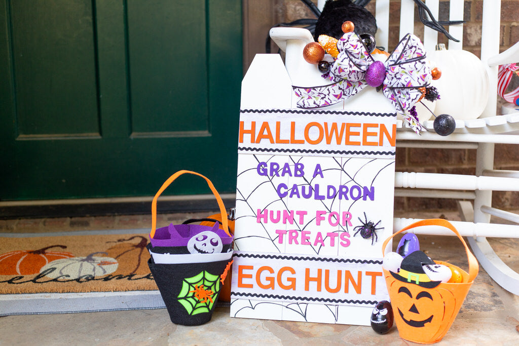 DIY Halloween Egg Hunt 