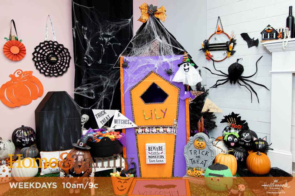 Cardboard Box Halloween Haunted Playhouse, Lynn Lilly on Hallmark Home & Family