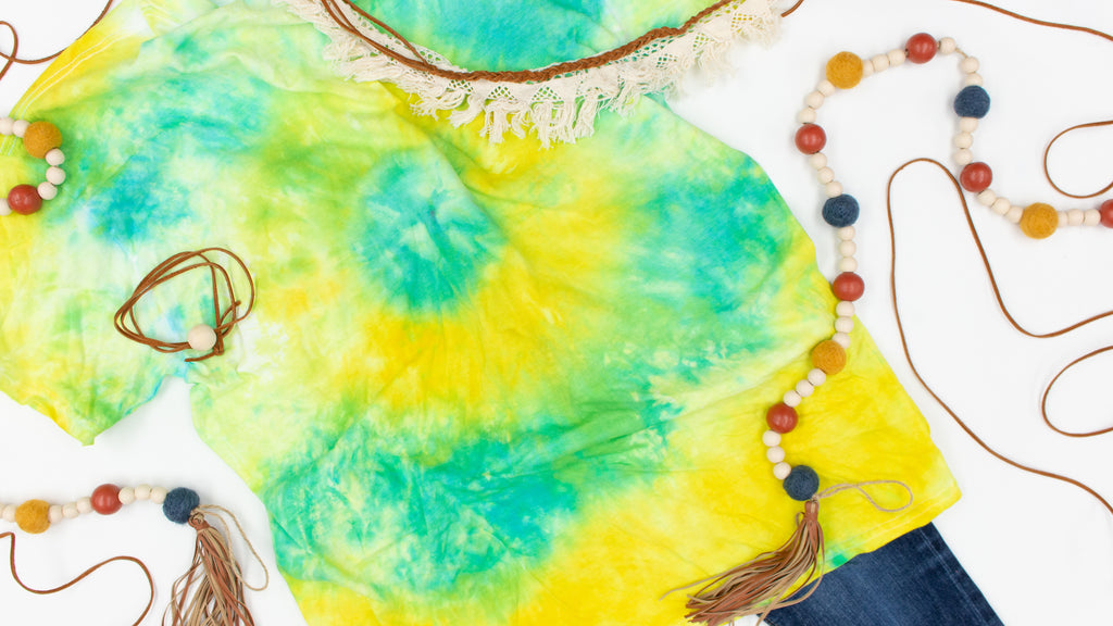 DIY Adult Hippie Tie Dye Costume