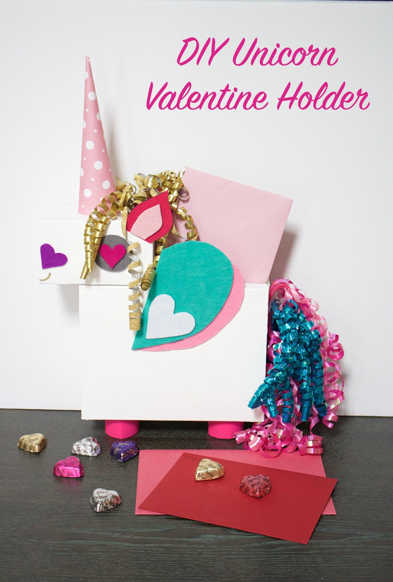 DIY Unicorn Valentine Holder