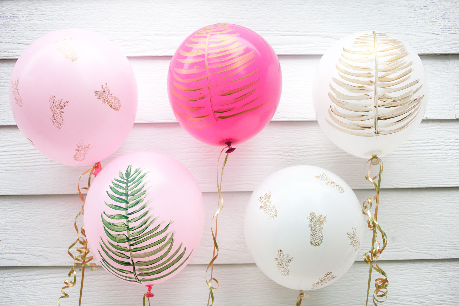 DIY Tropical Balloon Art