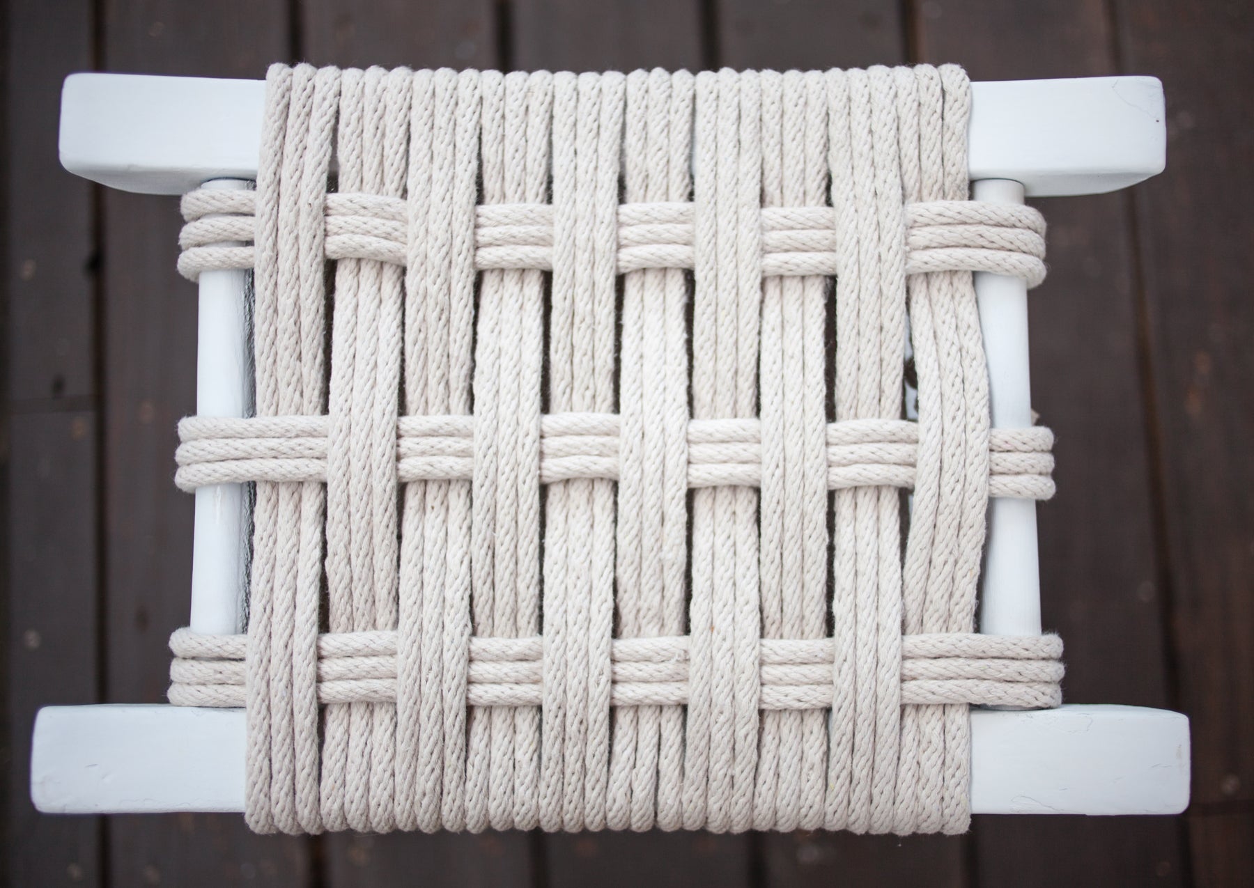 Clothesline Woven Stool – Craft Box Girls