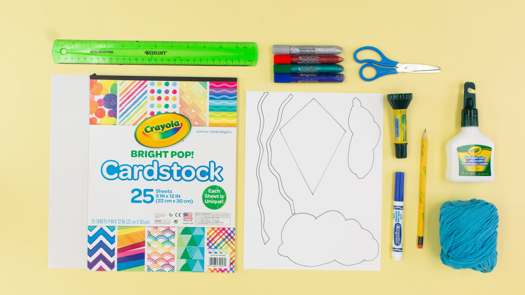 Colorful Kite Banner – Craft Box Girls