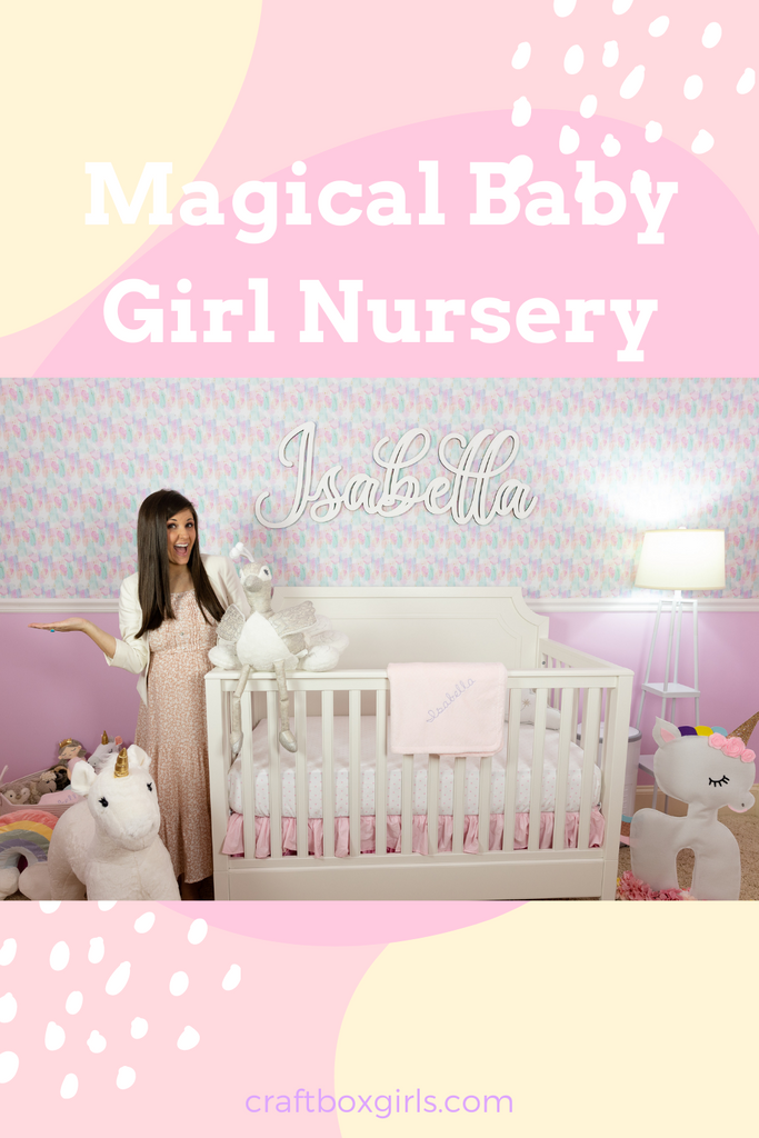 Magical Unicorn Rainbow Baby Girl Nursery