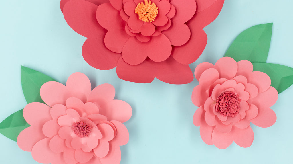 Giant Construction Paper Flowers