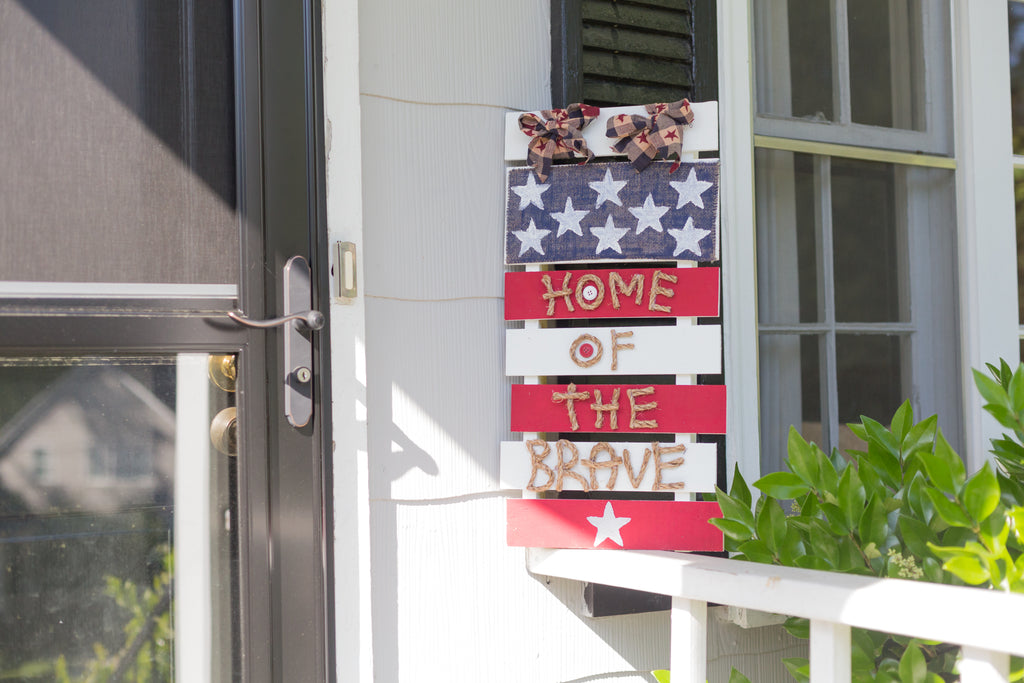 DIY Patriotic Pallet