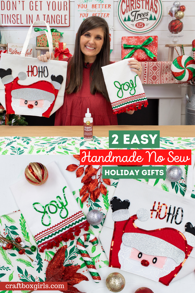 2 No-Sew Handmade Holiday Gifts