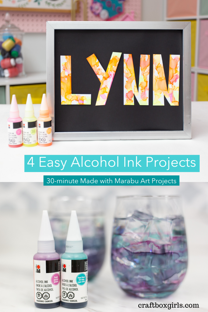 4 Easy Alcohol Ink Projects – Craft Box Girls