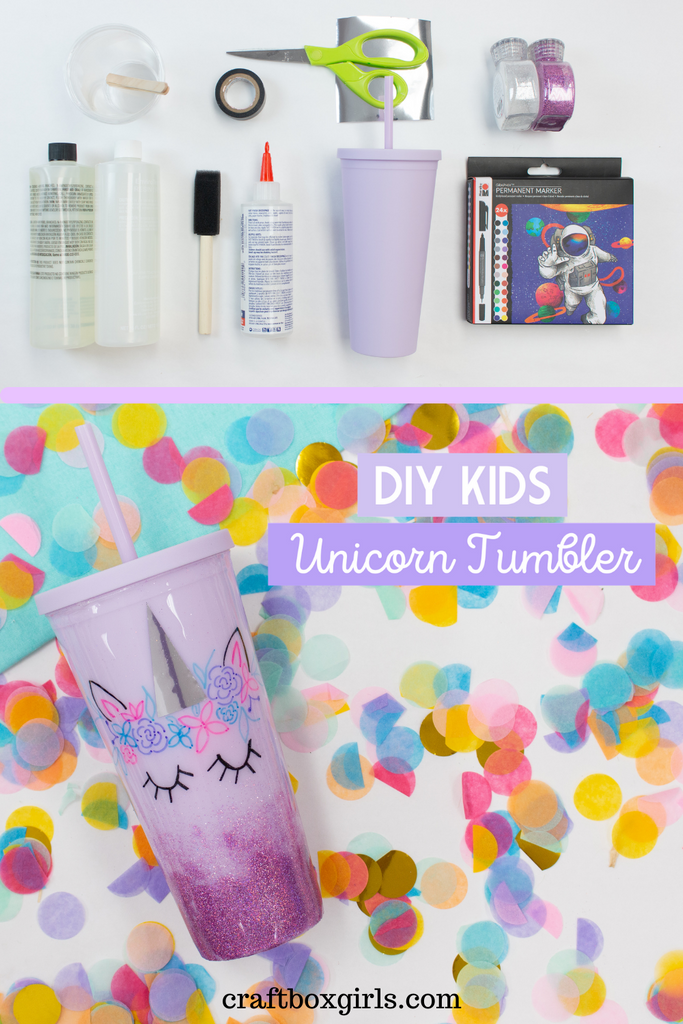 DIY Unicorn Tumbler For Kids