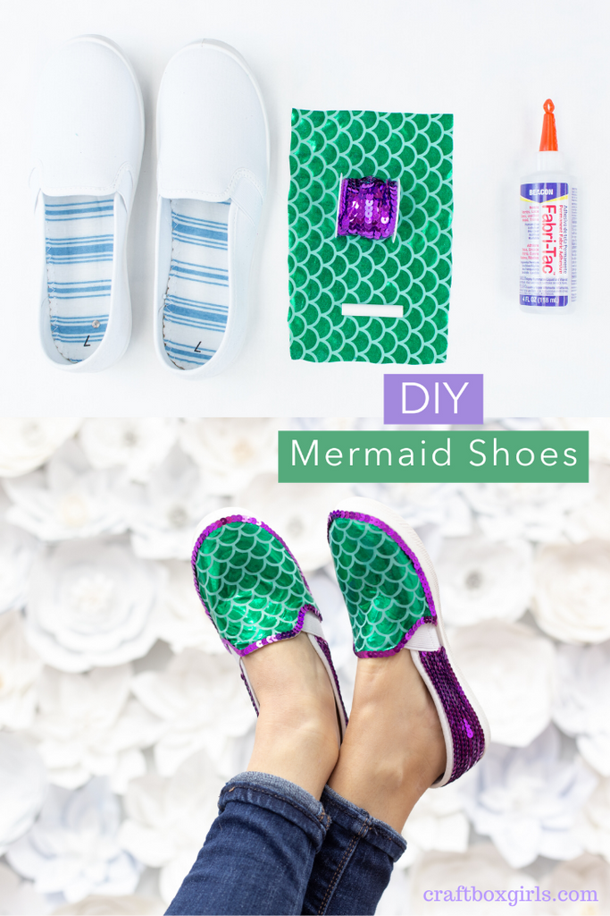 DIY Mermaid Shoes