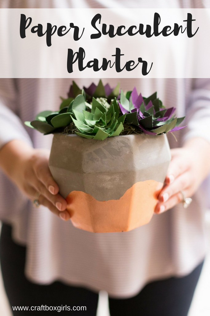 How to Make a Paper Succulent Planter
