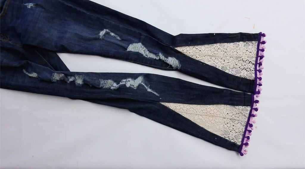 DIY Hippie Jeans