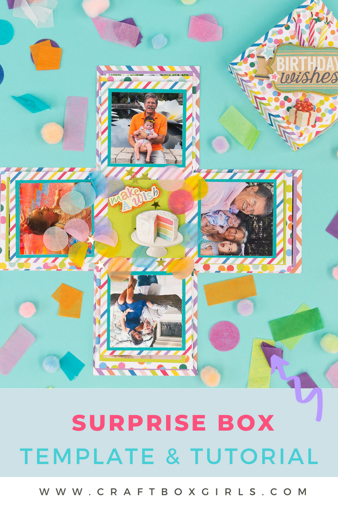 Surprise Box Template and Tutorial