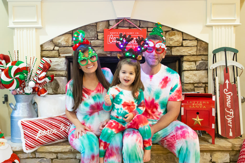 Family Christmas Tie Dye Pajamas