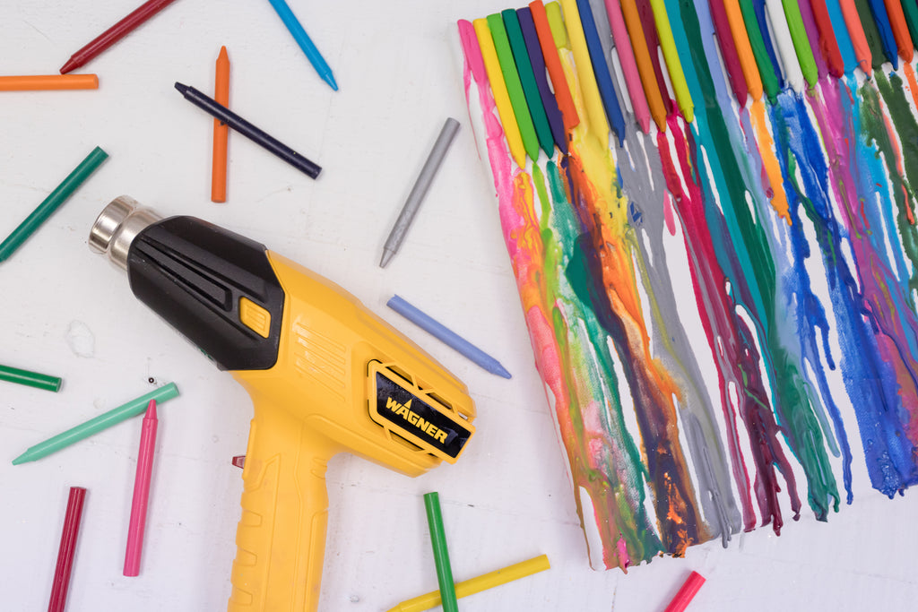 DIY Melted Crayon art with Wagner Heat Gun