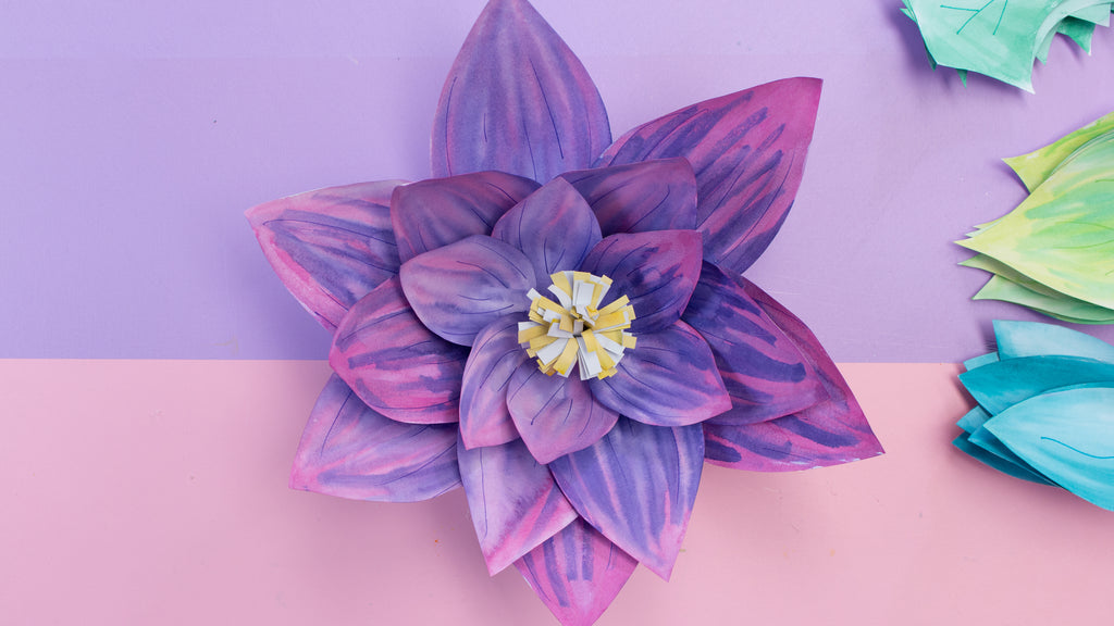 Watercolor Paper Flower