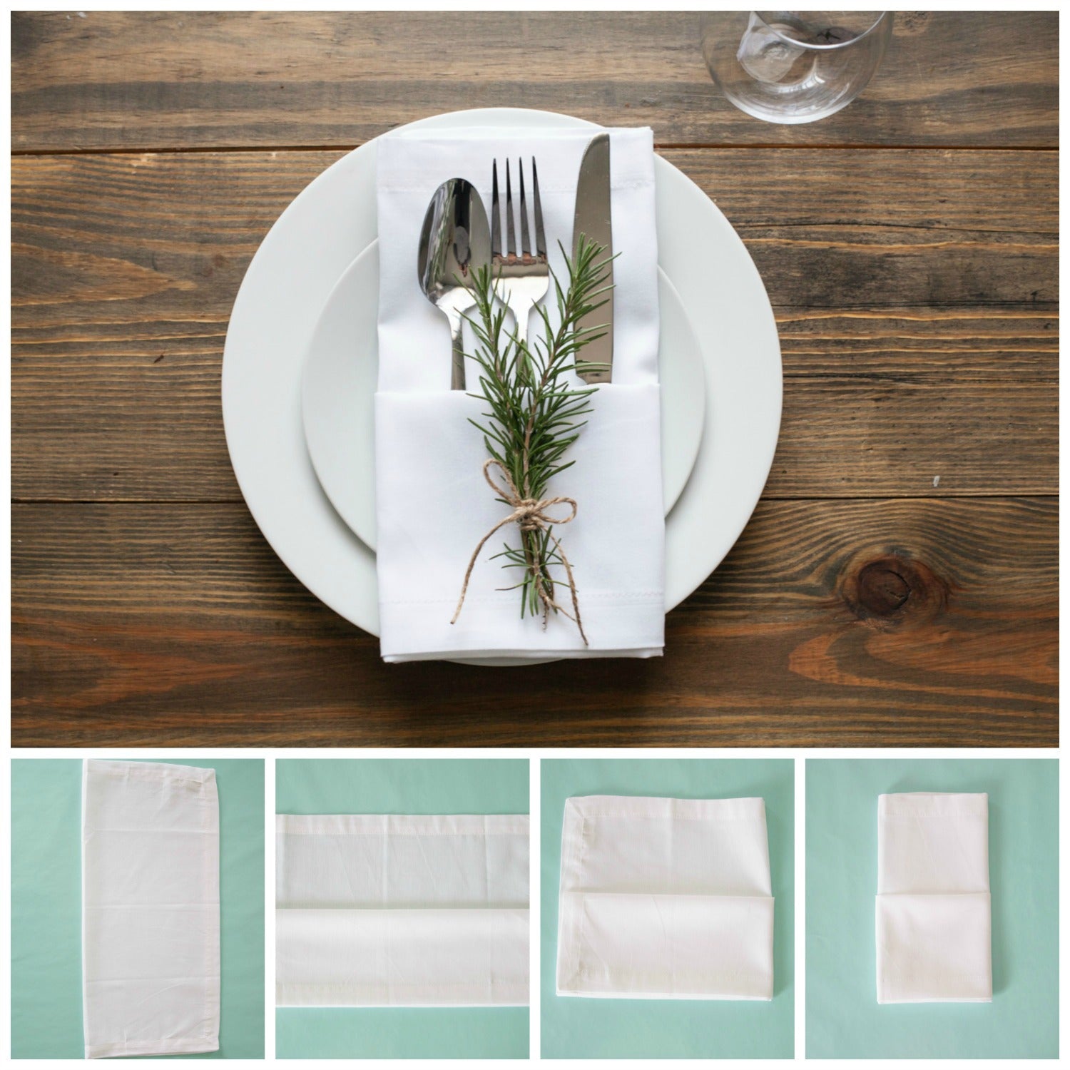 3 Simple Ways to Fold a Napkin, Napkin Folding Ideas