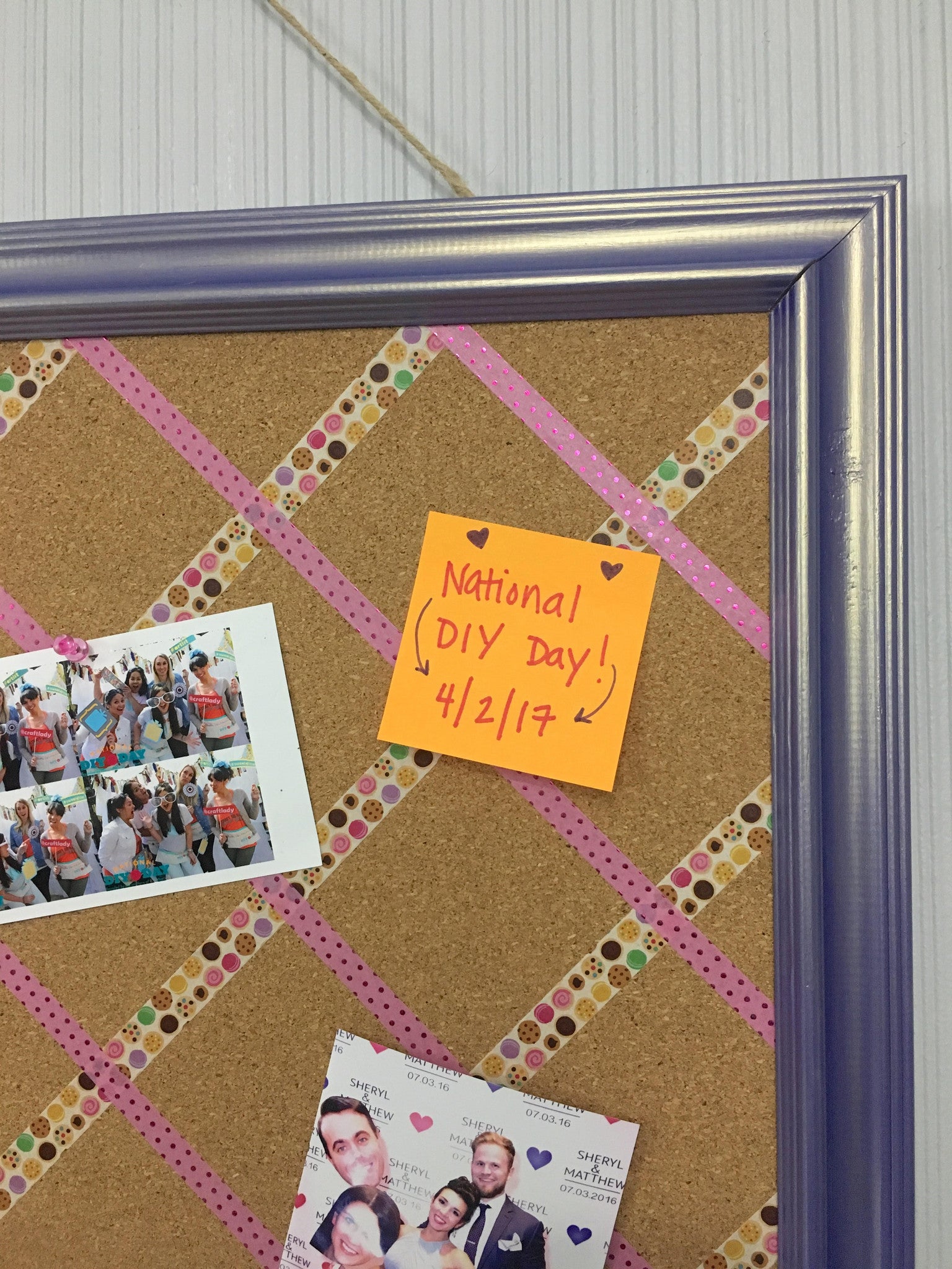 diy bulletin board