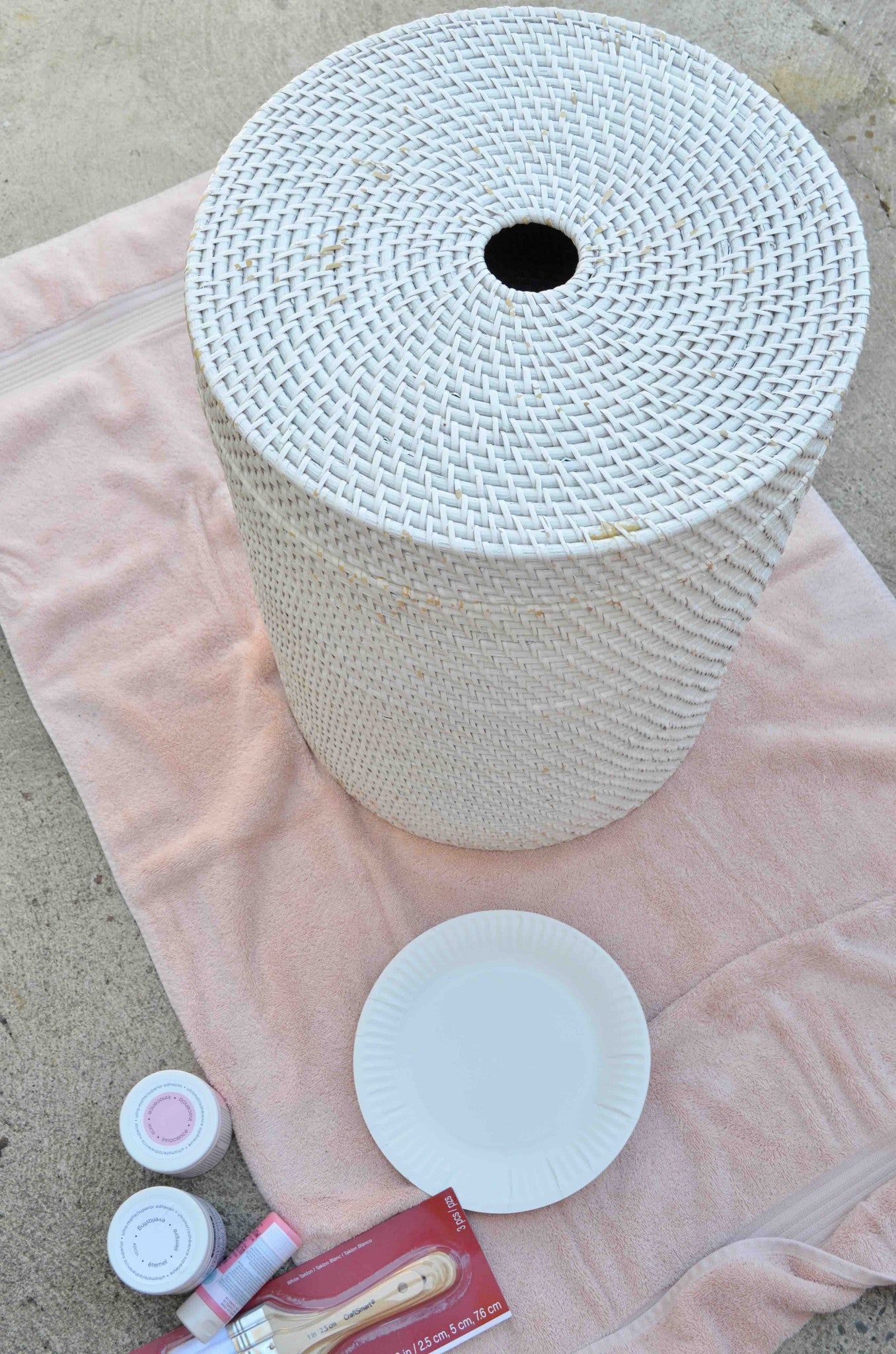 DIY Ombre Hamper 