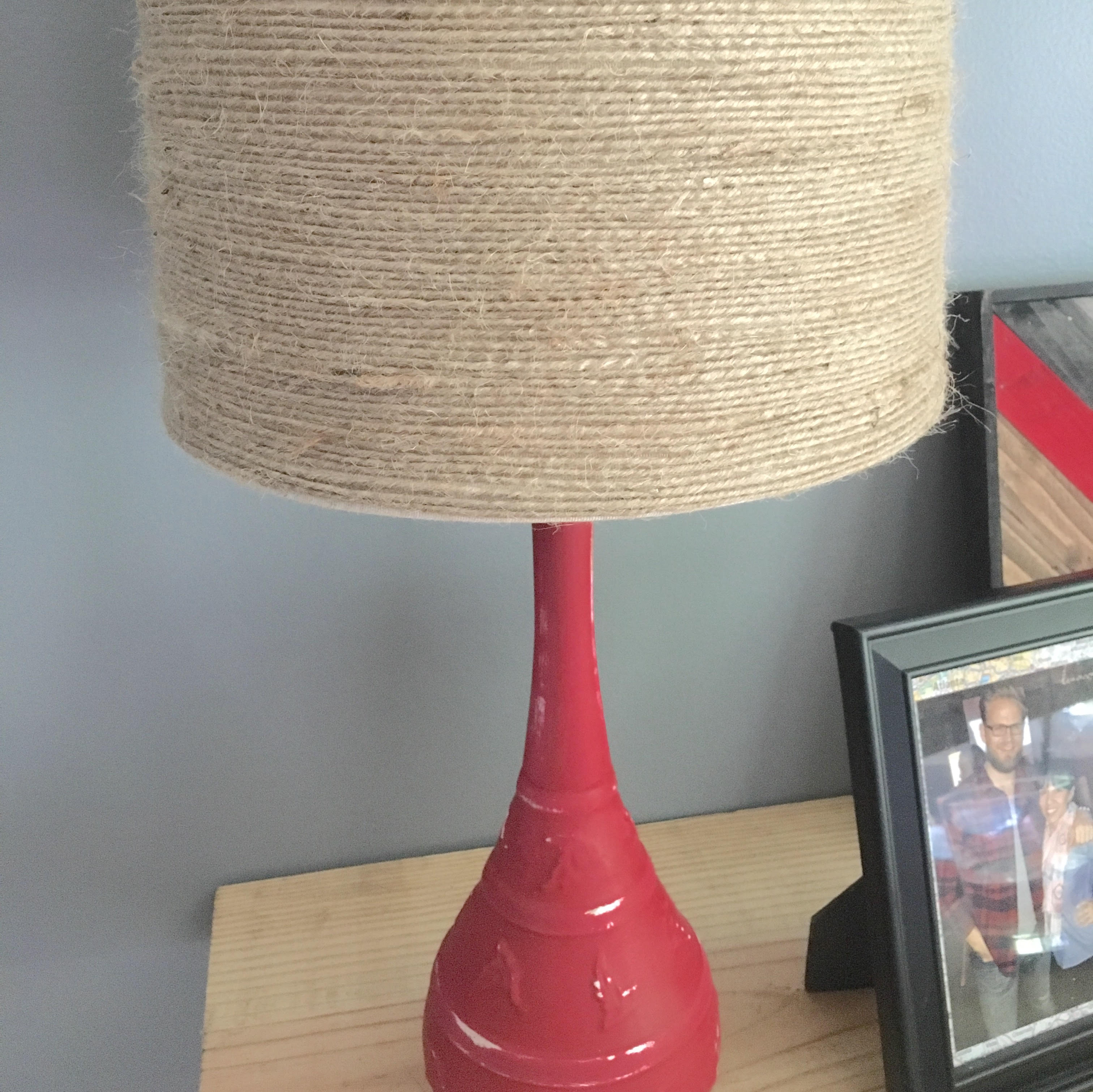 DIY lamp upcycle