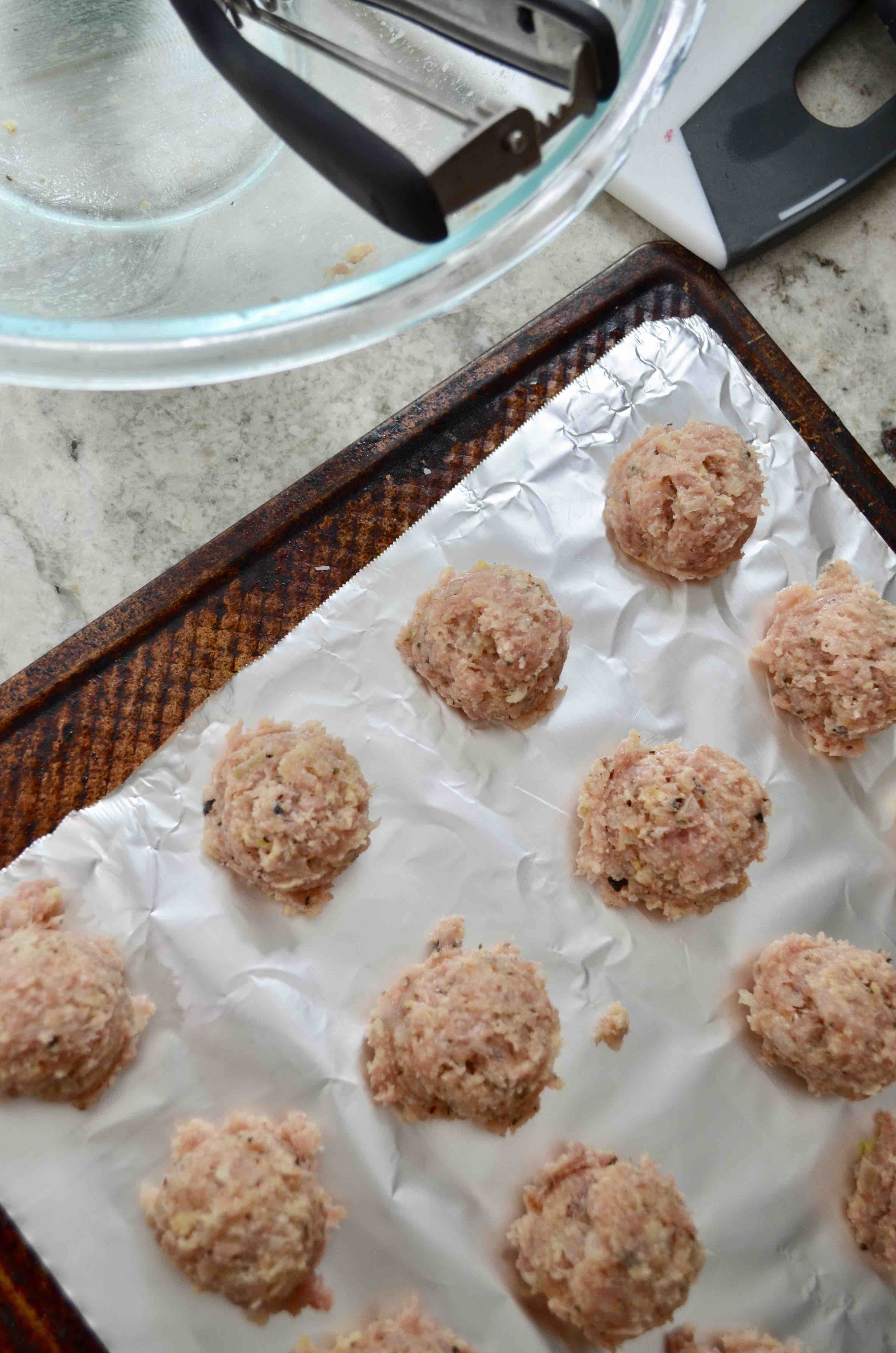 Freezer Friendly Turkey Meatballs