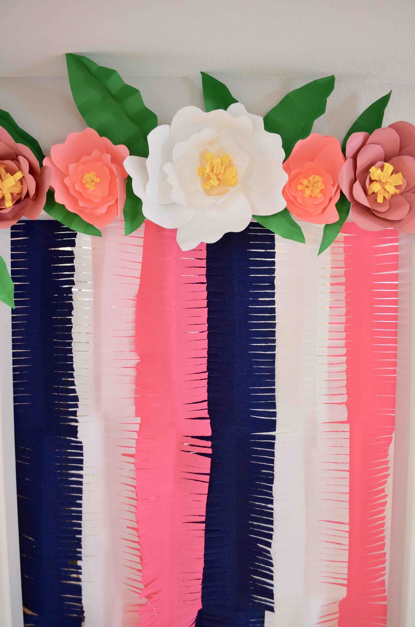 Solid Color DIY Circular Flower Bouquet Wrapping Paper